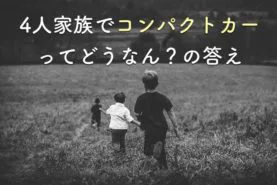 軽自動車で子供2人乗るのは大丈夫 4人家族で軽を乗ってた僕が教えます
